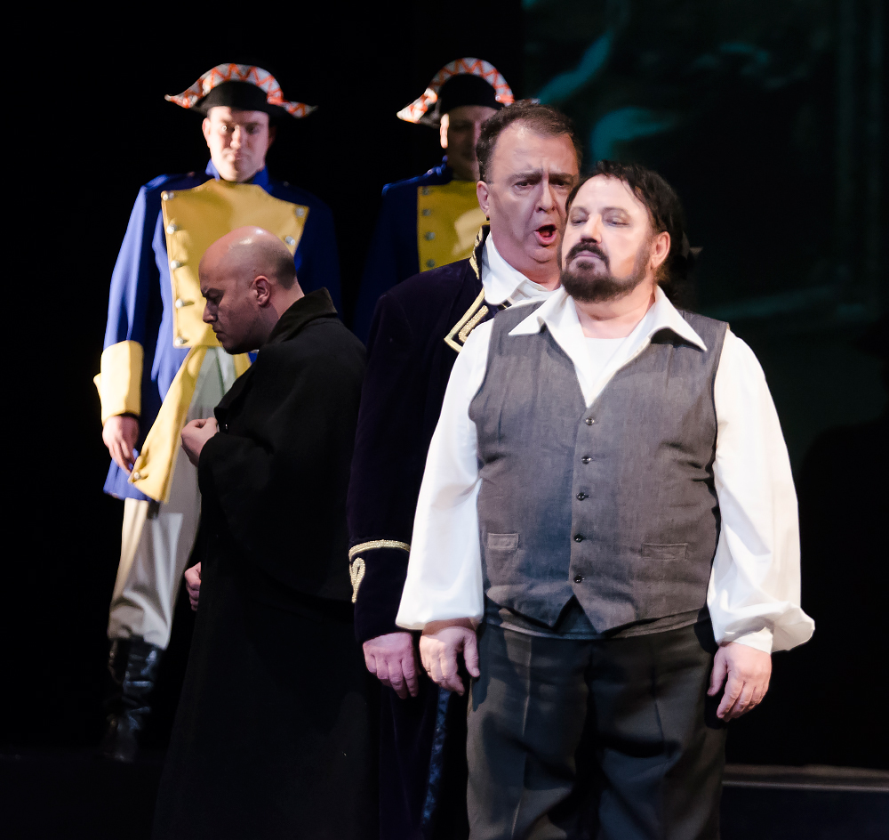 Kaludi Kaludov, Anna Ditri and Alexander Krunev in Tosca