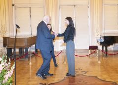 The prima ballerina of the Stara Zagora Opera Romina Slavova with high distinction